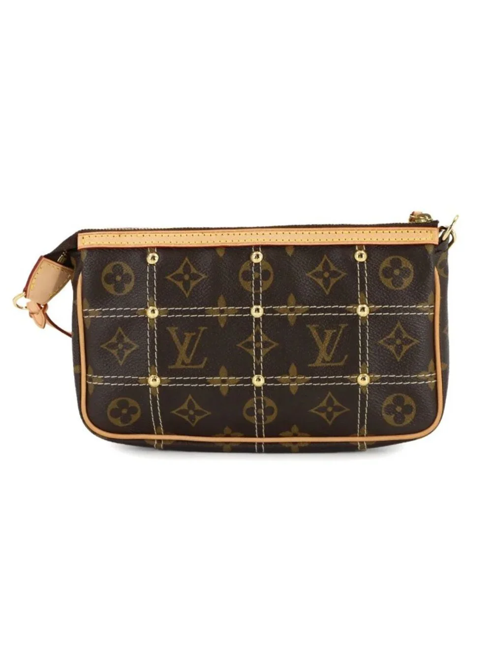Louis Vuitton Monogram Rivet Pochette Soir Pouch